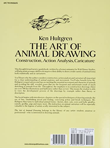 The Art of Animal Drawing: Construction, Action, Analysis, Caricature (Dover Art Instruction)