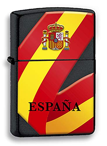Tiendas LGP - Albainox 33539gr1046 Encendedor de Gasolina, Bandera de España, fotografía 3D