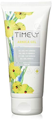 Timely - Gel de árnica hidratante para reducir el enrojecimiento y la hinchazón, 200 ml