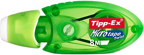 Tipp-Ex Micro Tape Twist Cintas Correctoras 8 m x 5 mm - colores Surtidos, Caja de 10 unidades