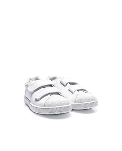 Titanitos Zapato Deportivo colegial niña Piel Lavable Blanco - Cronos C750 (30)