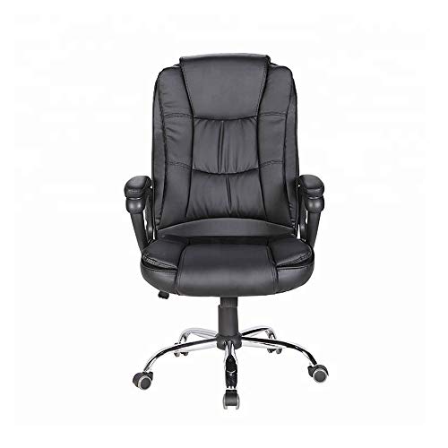 TLV SD-0C110 Silla de Oficina Sillon Director Escritorio Acolchado Giratoria Elevable Piel