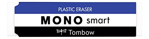 Tombow - MONO Smart | Blister 3 + 1 de Goma de Borrar Extra-Fina para uso Escolar y Profesional