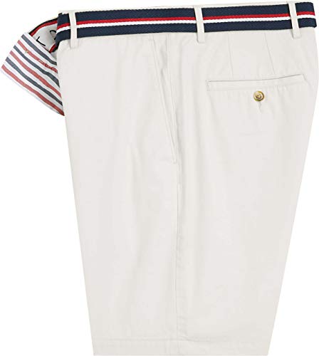 Tommy Hilfiger Brooklyn Light Twill Pantalones Cortos, Ivory, 30W para Hombre