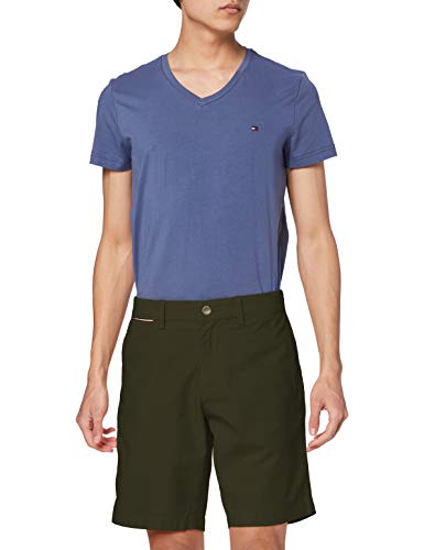 Tommy Hilfiger Brooklyn Short Light Twill, Pantalones cortos Hombre, Army Green, NI28