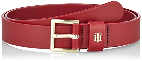 Tommy Hilfiger TH Square 2.5 Cinturn, Regatta Red, 90 cm para Mujer