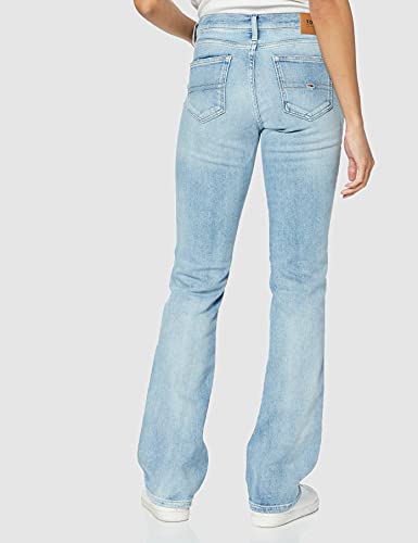 Tommy Jeans Maddie MR Bootcut CLBC Pantalones, Canal Lb Co, W24 / L34 para Mujer