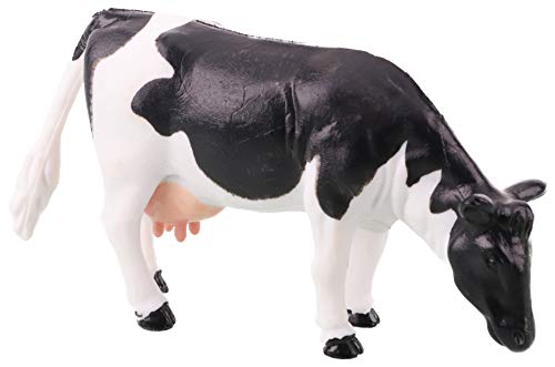 TOYLAND® Pack de 4 - Vacas de Ganado frisón a Escala 1:32 - The Farm Collection - Animales de Corral coleccionables