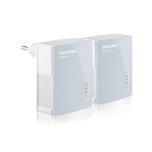 TP-LINK TL-PA411KIT - Nano Extensor de Red por línea eléctrica (AV500 Mbps, sin configuración), Blanco