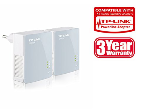 TP-LINK TL-PA411KIT - Nano Extensor de Red por línea eléctrica (AV500 Mbps, sin configuración), Blanco