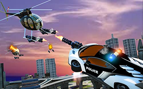 Transformación del caballo robot de la policía estadounidense: juegos de lucha policial
