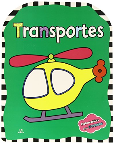 Transportes (Coloreables con stickers)
