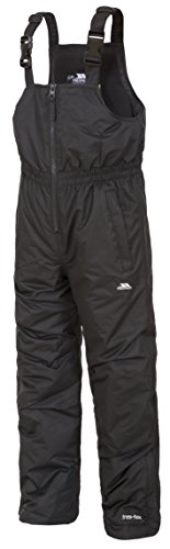 Trespass Kalmar – Pantalones de esquí con Peto niño, Color Negro, tamaño XS