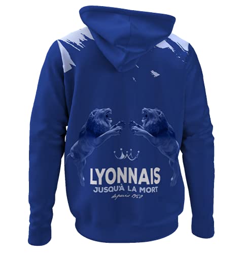Tribune FC Lyonnais hasta la muerte desde 1950 – Supporters Lyon – S – Sudadera con capucha para niño