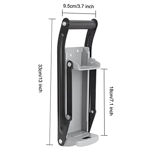 Trituradora de Latas Montada en Pared Aplastador de Latas de Cervezas con Abridor de Botellas Herramienta para Reciclar Latas de Aluminio 33 x 9.5 cm