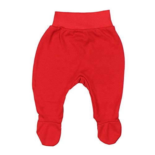 TupTam Pantalón con Pies de Bebé para Niña, Pack de 5, Mix de Colores 2, 68