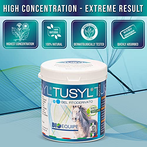 TUSYL Arnica caballos de uso humano, antiinflamatorio natural, mezcla sinérgica, rendimiento de hierbas naturales superconcentradas. Fórmula antigua.