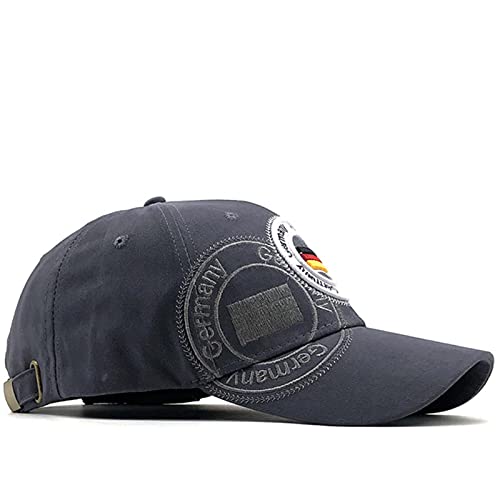 UKKO Gorras de Beisbol Alemania Bandera Hombres Pesca Béisbol Gorra De Alemania Sombrero Hombres Snapback Hueso Ajustable Wonmen Béisbol Sombrero Snapback Sombrero