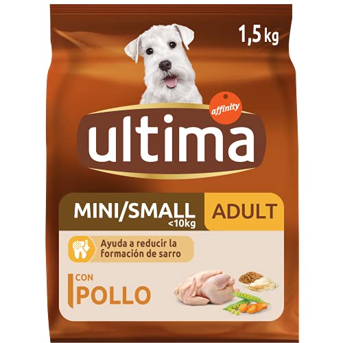 Ultima Pienso para Perros Mini con Pollo - Pack de 4 x 1.5 kg, Total: 6 kg