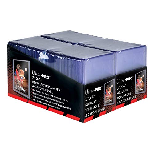 Ultra Pro 3 x 4 pulgadas cargador de tarjetas y paquete de fundas para tarjetas (200 unidades)