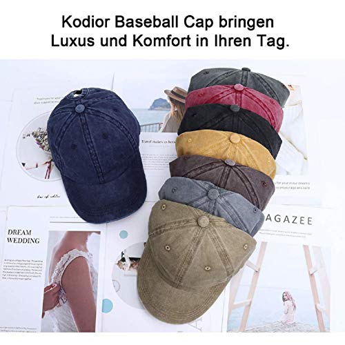 UMIPUBO Gorras de Beisbol Deportes Unisex Clásica Sombra de Sol Hat Verano Washed Cap Ajustable Algodón Sombrero Gorras Beisbol (Vino)