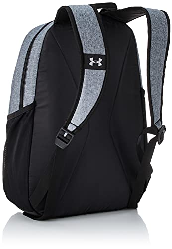 Under Armour Hustle Sport Backpack, mochila unisex, Gris (Pitch Gray Medium Heather / Black / Black) , One Size