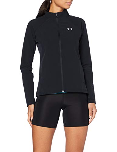 Under Armour Launch 3.0 Storm Jacket Chaqueta, Mujer, Negro/Negro/Reflectante (001), Extra-Small
