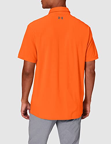 Under Armour Playoff Vented Polo, Hombre, Naranja, XL