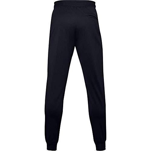 Under Armour Sportstyle Tricot Jogger Pantalón de jogging, Hombre, Negro Black/White, XL