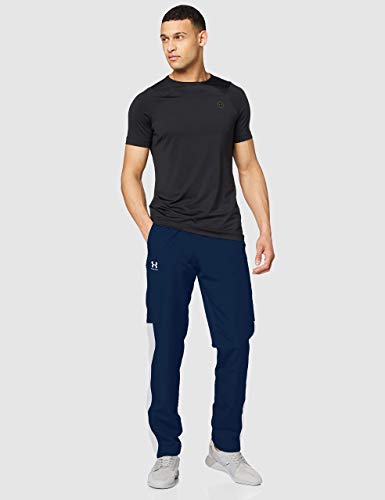 Under Armour Vital Woven Pants, pantalones largos Hombre, Azul (Academy / Black / Black) , L