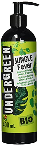 UNDERGREEN Jungle Fever Nutrientes para Plantas Verdes de Interior o terraza, Fertilizante líquido Bio, 400 ml
