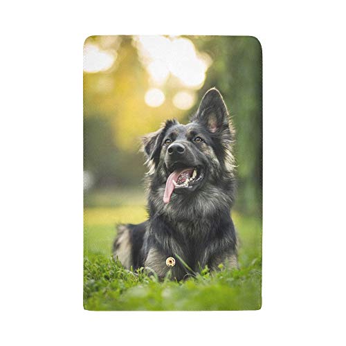 Único Personalizado Increíble Retrato Joven Cruce de Perro Alemán Mujeres Trifold Monedero Monedero Largo Titular de la Tarjeta de Crédito Caso Bolso