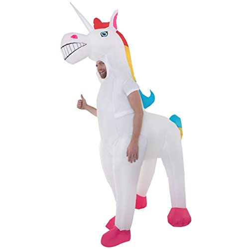 Unicornio Inflable Disfraz Adulto Del Caballo Mágico Disfraces Trajes Para Mujer Y Hombre