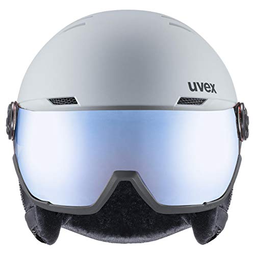 uvex wanted visor Casco de esquí, Adultos unisex, rhino mat, 58-62 cm