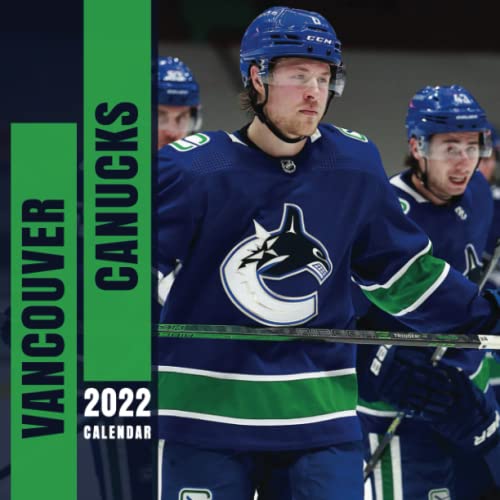 Vancouver Canucks 2022 Calendar: Hockey Sport Squared Monthly Calendar Mini Planner To Do List 12 Months 2022 bonus September to December 2021 | Classroom, Home, Office