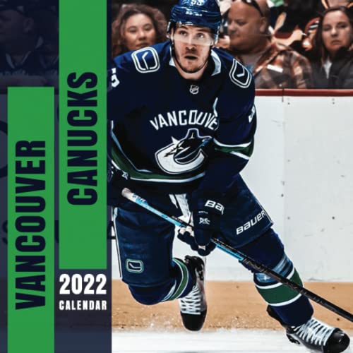 Vancouver Canucks 2022 Calendar: Hockey Sport Squared Monthly Calendar Mini Planner To Do List 12 Months 2022 bonus September to December 2021 | Classroom, Home, Office