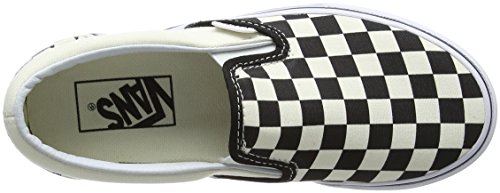 Vans Classic Slip-on Platform, Zapatillas sin Cordones Mujer, Negro (Black and White Checker/White Bww), 38 EU