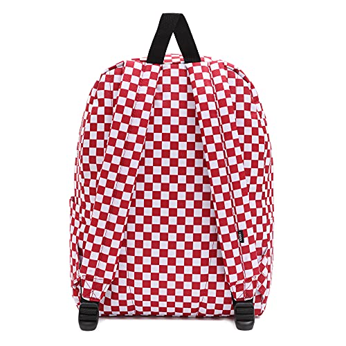 Vans Old Skool Check Backpack, Mochila Unisex Adulto, Chili Pepper-Checkerboard, Talla única