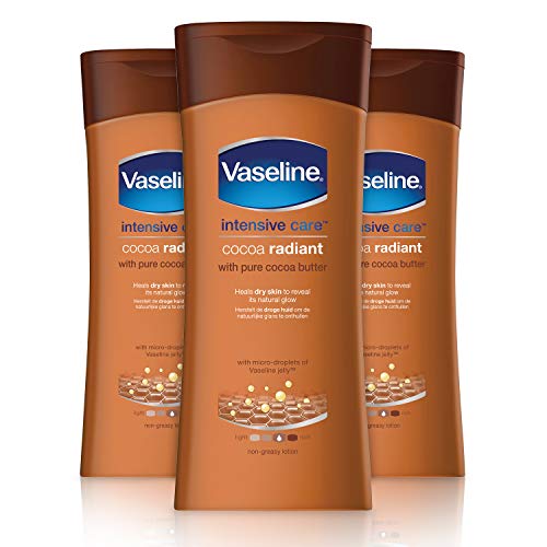 Vaseline Essential Moisture Cocoa Radiant Lotion 200ml Pack of 3