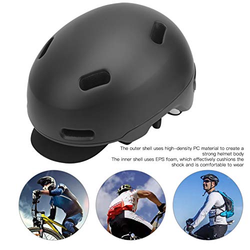 Venta Loca Casco de Bicicleta, Cascos Retro de Bicicleta Cascos Moldeados integralmente para desplazamientos en Bicicleta