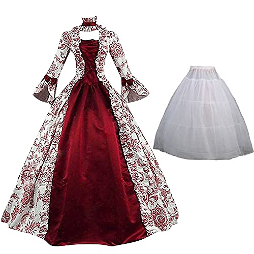 Vestido victoriano de la reina del renacimiento medieval medieval vestido de bola para las mujeres vintage vestido medieval más tamaño victoriano Cosplay vestidos