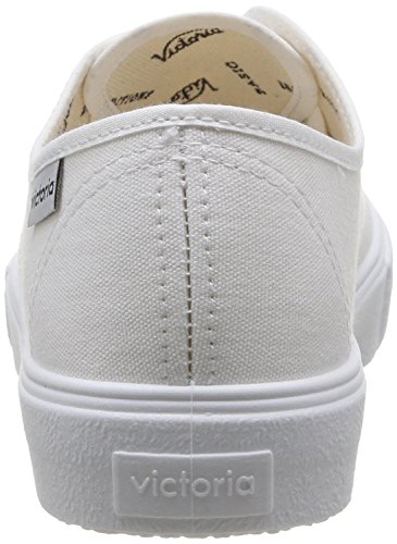 Victoria Ingles Lona - Zapatos, Unisex, Color Blanc (Blanco), Talla 40