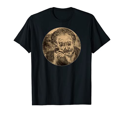 Vincent van Gogh "Retrato del Dr. Gachet" Famoso Arte Clásico Camiseta