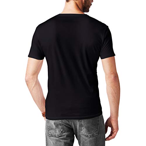 Vis a Vis Solo Muere - Camiseta Hombre - 100% Cotone (M, Negro)