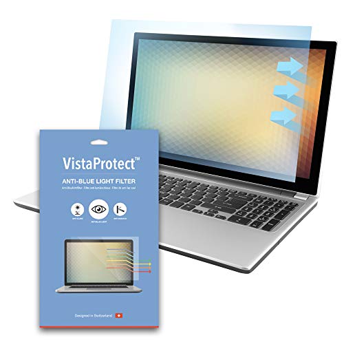 VistaProtect - Filtro de Anti Luz Azul y Protector Premium para Pantallas de Portátil, Desmontable (14" Pulgadas)