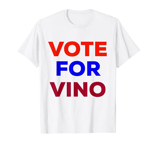 Vota Por Vino Funny Wine Camiseta