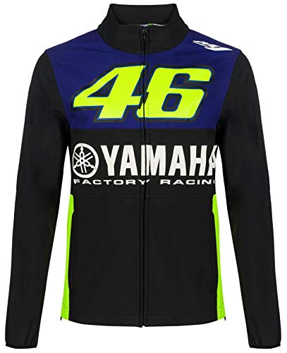 VR46 Yamaha Valentino Rossi - Chaqueta softshell para hombre, talla, azul, L