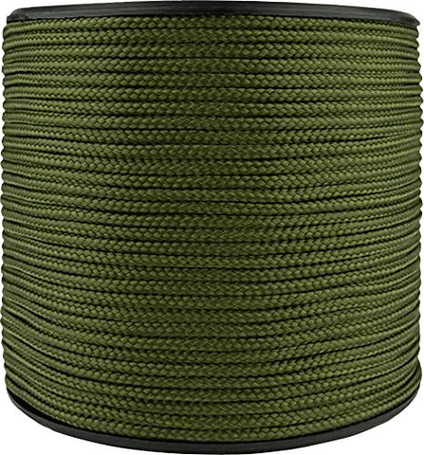 Web-tex - Rollo de cordón Paracord de 3 mm - 100 Metros - Verde