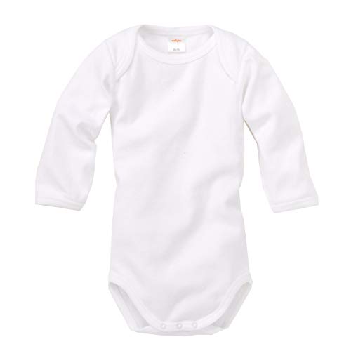 WELLYOU conjunto de 2 bodys mangas largas para bebés, conjunto de 2 color blanco. Tallas 50-134 (92-98)