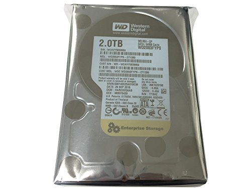 Western Digital RE4 WD2003FYYS - Disco duro empresarial (2 TB, 64 MB, 3,0 Gb/s, 3,5 pulgadas)